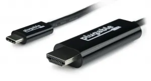 Plugable USBC-HDMI-CABLE Plugable Usbc-hdmi-cable Hdmi-usb Audio-video