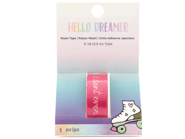 Bulk AC034 Hello Dreamer Quot;i Can039;t Evenquot; Washi Tape