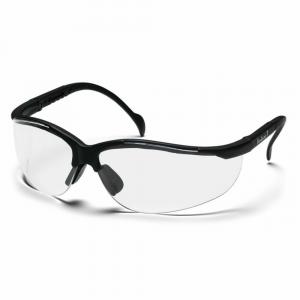 Pyramex SB1810S Venture Ii Safety Glass Black Frame Clear Lens