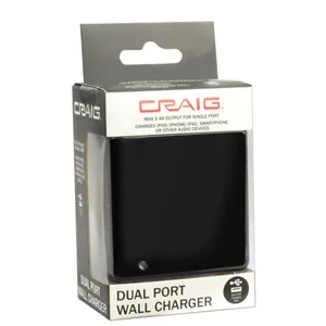 CC3113-BLK | Craig (10-Pack) Craig CC3113 2.4A Dual Port