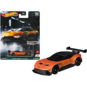 GRJ77 | Hot Wheels Aston Martin Vulcan Orange Diecast Model