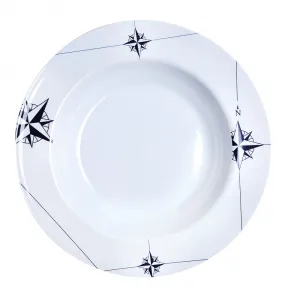 Marine 15002C Melamine Deep, Round Soup Plate - Northwind - 8.8 Set Of