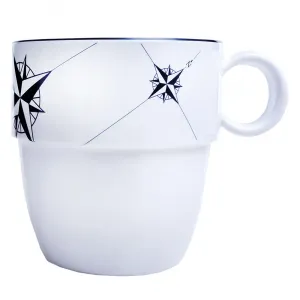 Marine 15004C Melamine Non-slip Coffee Mug - Northwind - Set Of 6