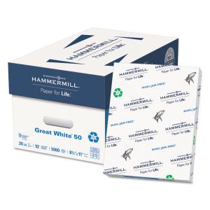 Hammermill 86780 Paper,8.5x11,recycle,wh