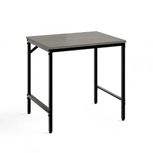 Safco SAF 5273BLGR Safco Simple Study Desk - Sterling Ash Rectangle, L