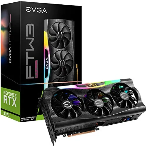 Evga 08G-P5-3751-KR Geforce Rtx3070 Xc3 Black