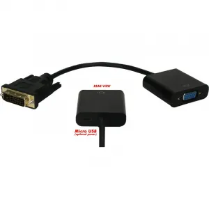 Qvs DVIVGA-MF Dvi To Vga Active Video