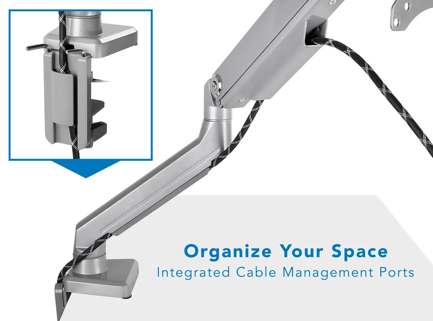 Relaunch MI-2761 Adjustable Vesa Monitor Arm For 75x75mm And 100x100mm