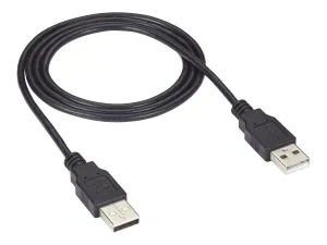 Black USB09-0006 6ft Usb 2.0 Type A Male To Male Cable - Black