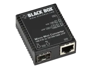 Black LMC400A 10100bt 100bfx Sfp Media Converter Us P