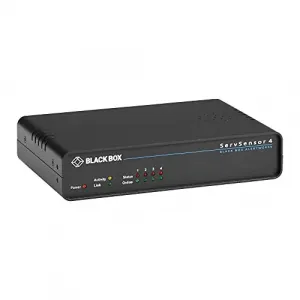 Black EME106A-R2 Alertwerks Servsensor 4 Network Monitoring Device