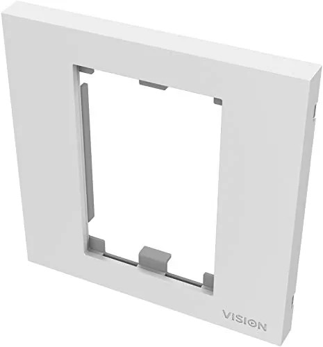 Vision TC3 SURR1G Vision Techconnect 1-gang Uk Wall Plate - White