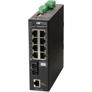 Omnitron Systems RUGGEDNET GPOE+ MI SC SM 1310NM Switch