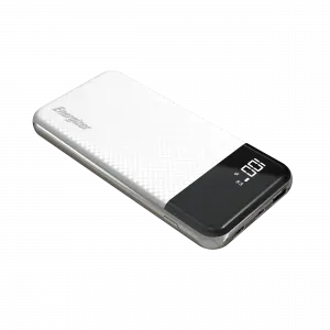 Energizer UE10037PQ-WE 10,000mah Portable Power Bank - White