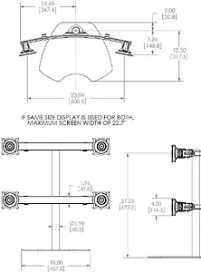 KTP440S | Chief Free Standing Pole Mount Array for Solar