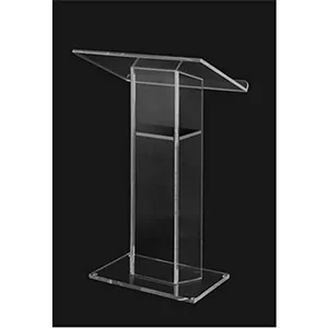 SN305530 | Amplivox Customizable Large Acrylic Lectern in