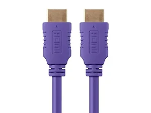 04025 | Monoprice High Speed 6FT Purple HDMI Cable