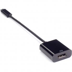 Black VA-USBC31-DP12 Usb 3.1 Type C To Displayport 1.2 Video Adapter