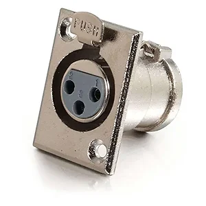 40663 | C2g XLR Female Panel-Mount Connector for Audio