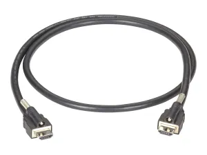 Black VCL-HDMIL-003M Locking Hdmi To Locking Hdmi Cable, 3 M