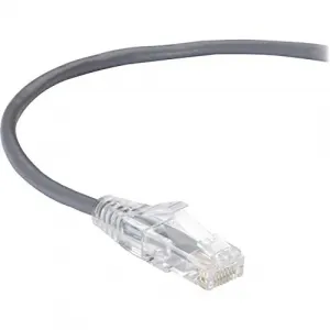 Black C6PC28-GY-20 Slim-net Cat6 250-mhz 28-awg Ethernet Patch Cable -