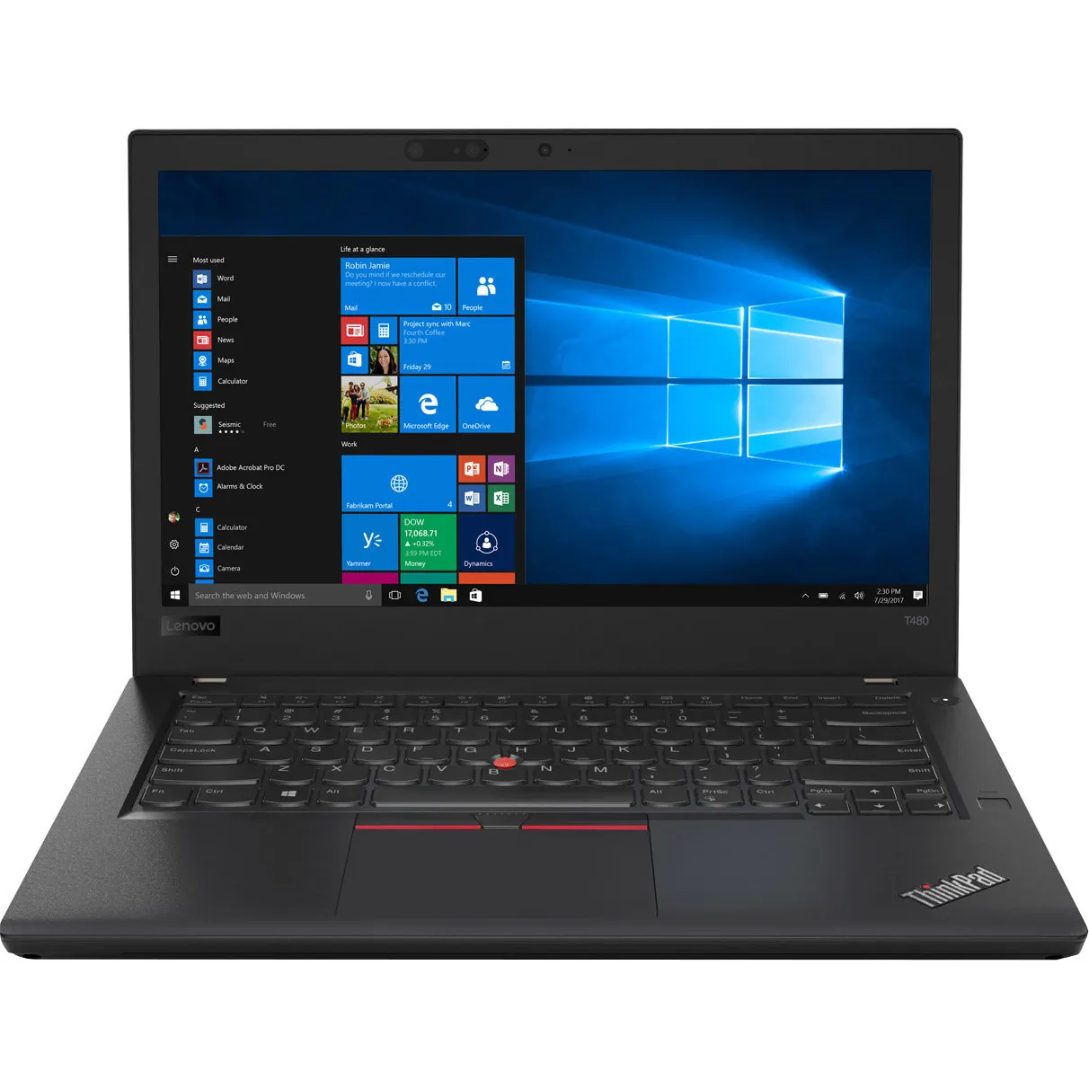 Pc 20L50011US Lenovo Thinkpad T480 Business Notebook