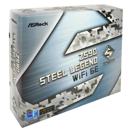 Asrock 90-MXBFK0-A0UAYZ Z590 Steel Legend Wifi 6e Intel Z590 Lga 1200 