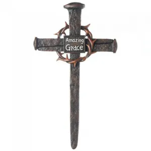 Accent 10017551 Amazing Grace Crown Of Thorns Nail Cross