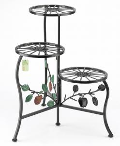 Accent 39857 Wrought Iron Apple Triple Plant Stand