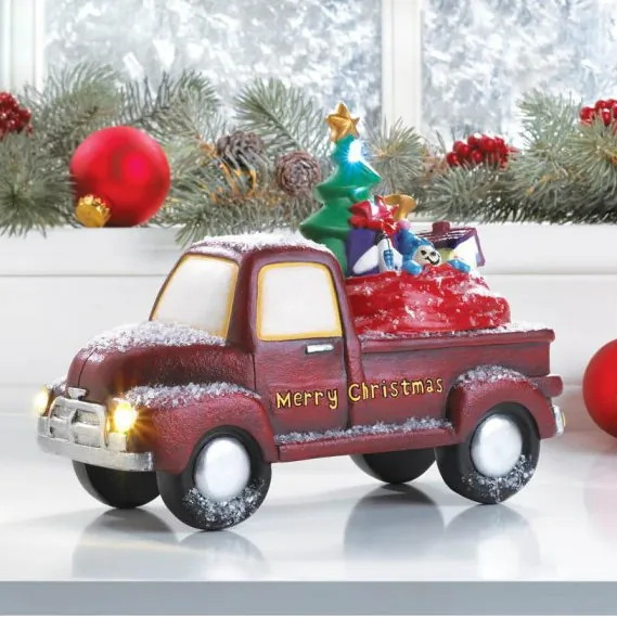 Christmas LEE 14124 Light-up Christmas Toy Delivery Truck