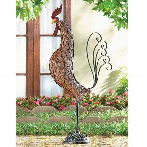 Accent 39447 Iron Rooster Art Sculpture