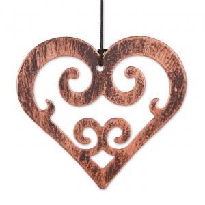 Accent 10017701 Butterfly And Heart Wind Chimes - 31.5 Inches