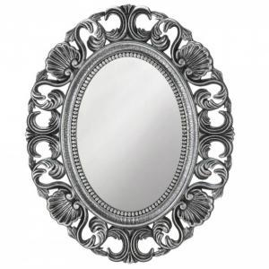 Accent 10018873 Silver Scallop Border Wall Mirror