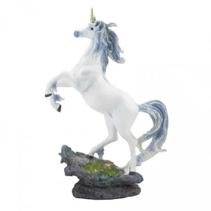 10018841 | Dragon Crest Elegant White Unicorn Figurine