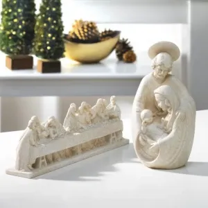 Accent 10018934 Stone-look Nativity Scene Figurine