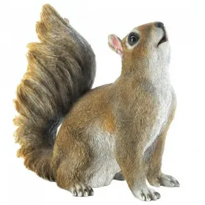 Accent 10017887 Bushy Tail Squirrel Garden Decor