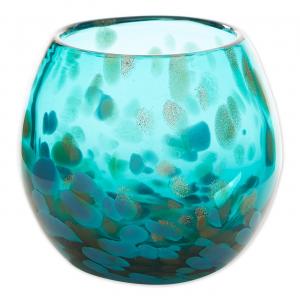 Accent 10019130 Glass Vase Or Decorative Bowl - Aqua