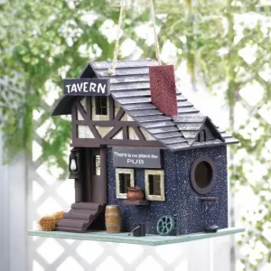 Songbird 10019002 Charming Old-fashioned Tavern Bird House For Garden 