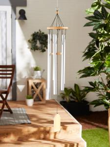 Accent 25306 Natural Pine Wind Chimes - 24 Inches