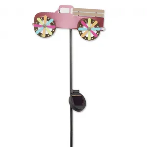 Accent 4506297 Pink Pick-up Truck Solar Lighted Garden Stake