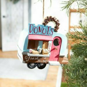 Accent 4506362 Donuts Food Truck Birdhouse - Charming Garden Decor