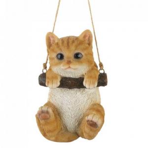 Accent 10018799 Swinging Kitten Decor