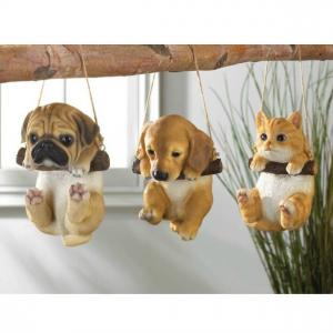 Accent 10018799 Swinging Kitten Decor