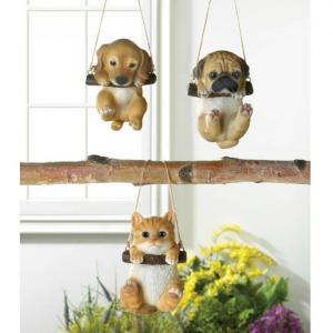 Accent 10018799 Swinging Kitten Decor