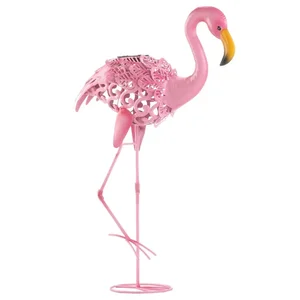 10018933 | Summerfield Terrace Solar Lighted Flamingo Yard