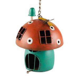 Accent 4506225 Whimsical Red Mushroom Birdhouse