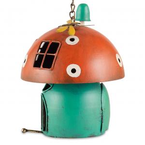 Accent 4506225 Whimsical Red Mushroom Birdhouse