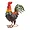10019092 | Summerfield Terrace Vibrant Rooster Metal Garden