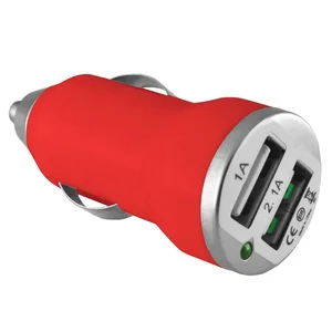 ECC08RD | Ematic 2-PORT CAR CHARGER RED