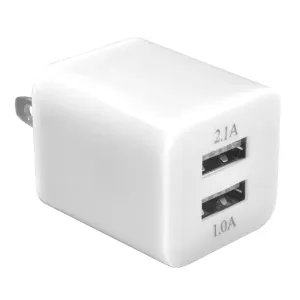 Ematic ECW06WH 2-port Wall Charger White